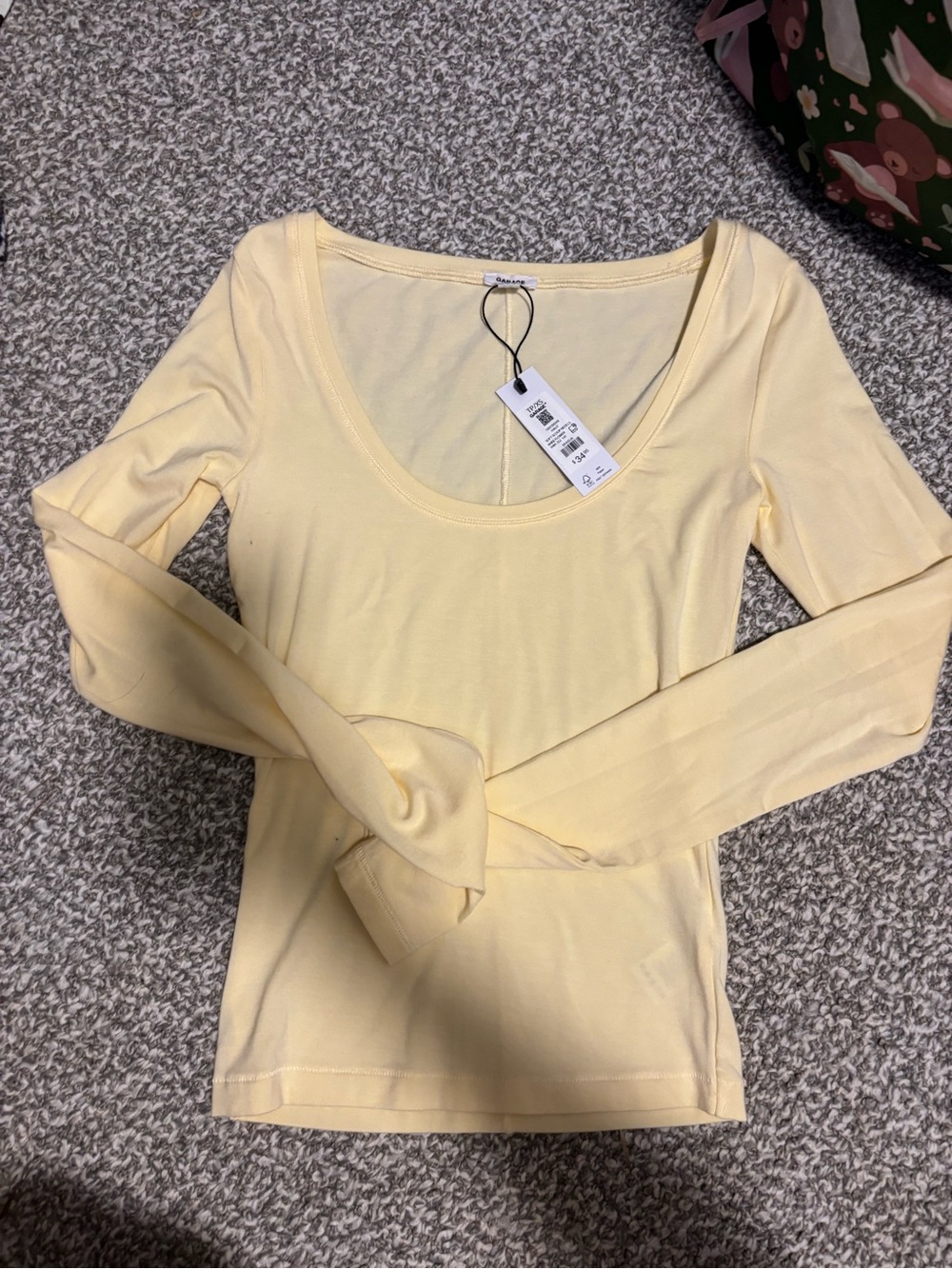 NWT Garage Yellow Long Sleeve Tee